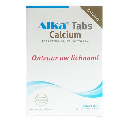 Alka tabs calcium - tabletten voor ontzuren van het lichaam bestellen